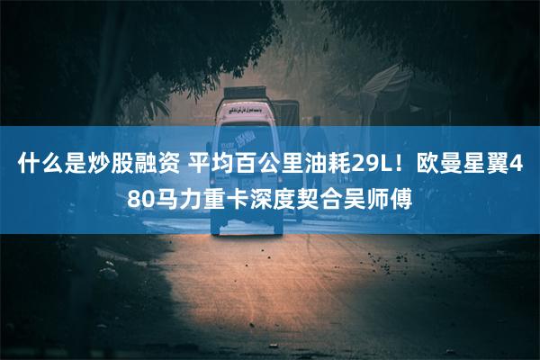 什么是炒股融资 平均百公里油耗29L！欧曼星翼480马力重卡深度契合吴师傅