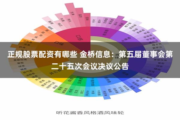 正规股票配资有哪些 金桥信息：第五届董事会第二十五次会议决议公告